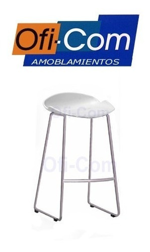 Silla Banqueta Taburete Desayunador Milo Base Gris Aluminio