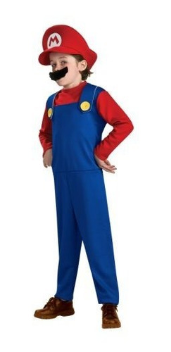 Super Mario Brothers Traje De Niño, Mario, Del Niño (2-4