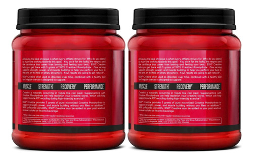 Bsn Creatina Monohidratada Micronizada 2 Unidades X309g Sabor Sin Sabor