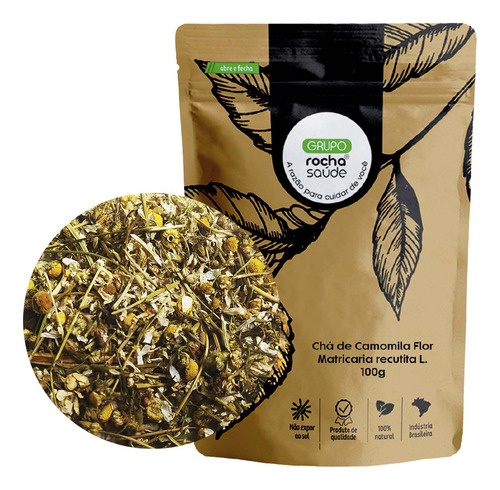 Camomila Flor Chá Premium 100% Natural Sem Agrotoxicos 50g