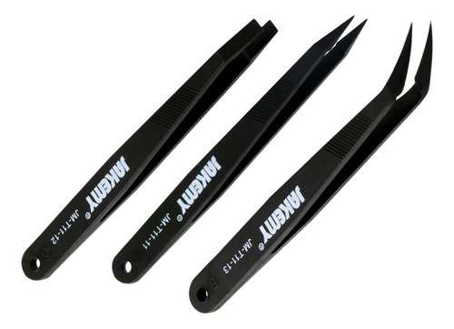 3 Pcs Pinça Anti-estática Reparação Ferramenta Conjunto