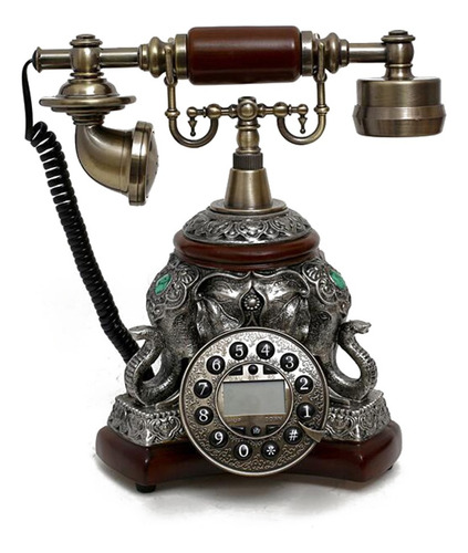 Vintage Retro Teléfono Elefantes