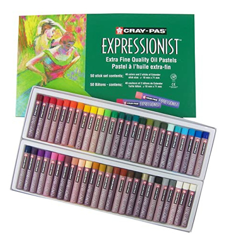 Pasteles Al Oleo Sakura Cray-pas 50u. Colores Surtidos