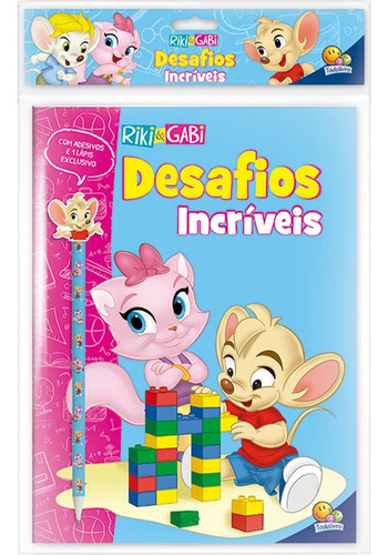 Desafios Incríveis (Kit Livro+LápisBorracha) (Riki & Gabi), de Marschalek, Ruth. Editora Todolivro Distribuidora Ltda., capa mole em português, 2020