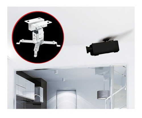 Soporte Techo/pared Video Beam Proyector Techgo Spp-01 Blanc