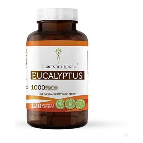 Eucalipto 120 Cpsulas, 1000 Mg, Hoja Seca De Eucalipto (euca