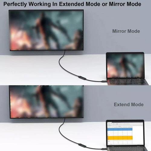 ..cabo Adaptador Compatível Com Displayport 4k Para Hdmi Ma
