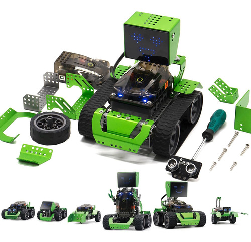 Robobloq Stem 6 En 1 Metal Qoopers Kit De Construccin Robot