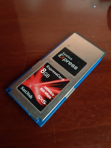 Baixou - Cartão Sxs Sandisk Express 8gb - Sony Xdcam 100mbs