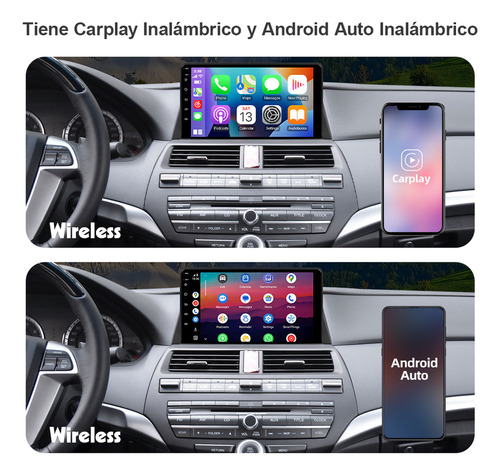 Zk Para Estéreo 2+32g Carplay Para Honda Accord 2008-2012