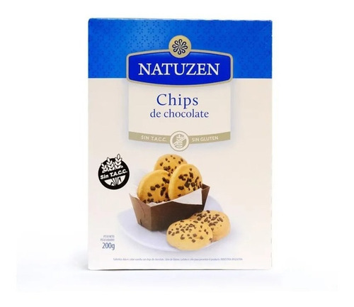 Galletitas Con Chips De Chocolate Natuzen Sin Tacc X 200 Gr
