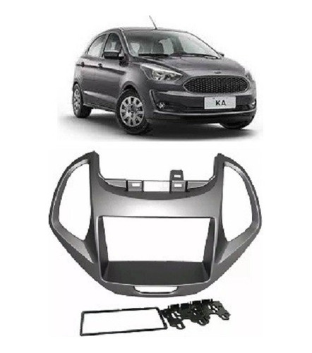Marco Adaptador Estereo Ford Ka 2018 2019 Doble Din 4073l