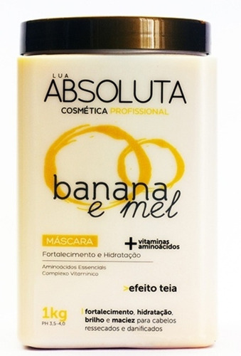 Máscara De Hidratação Banana E Mel 1000ml