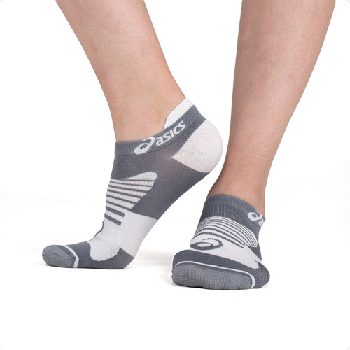 Calcetines Asics Mujer Blanco Gris Quick Lyte 3p 3032a032113