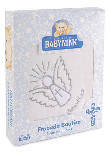 Edredon Bebe Ligero Para Bautizo Baby Mink Frazadabautizo