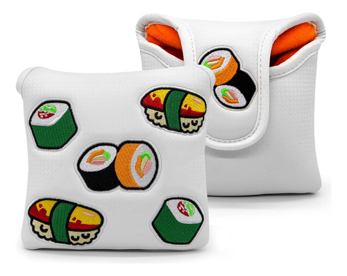 Golf Mallet Putter Cover Sushi Pattern Covers Club Head For