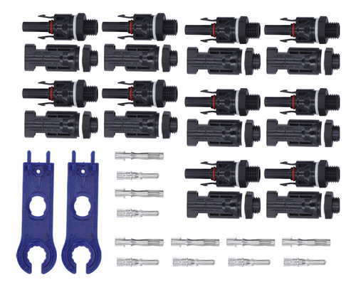 Conector De Panel Solar, 42 Piezas, Resistente Al Agua, Igní