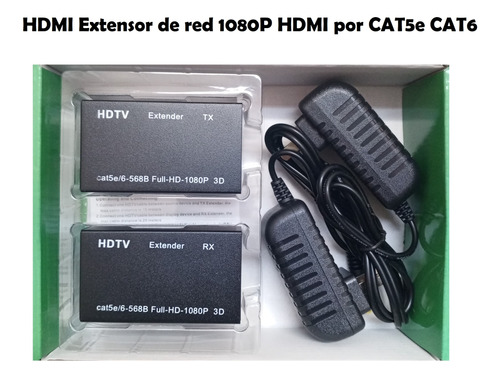 Extensor Hdmi Por Rj45 Para 60 Mts 1080p Activo 298 Jwk