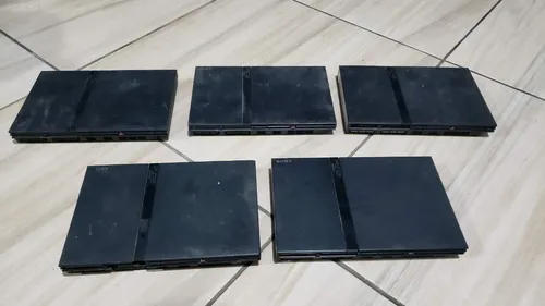 comprar Lote Com 5 Playstation 2 Slim Com Defeito Eles Não Ligam!