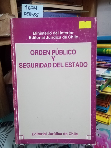 Orden Público Y Seguridad Del Estado // Ministerio Del I.