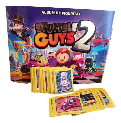 Stumble Guys 2 // Álbum + 100 Figuritas Para Pegar!