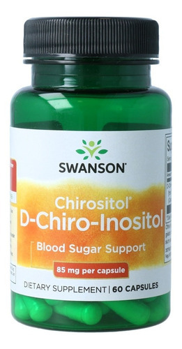 Swanson Vitamina D-chiro-inositol 60 Cápsulas Sabor Sin Sabor