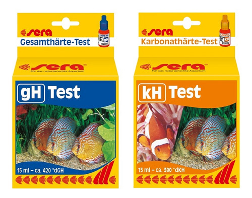 Kit Testes De Dureza Sera - Gh Test + Kh 15ml