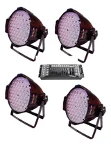 Comprar Combo 4 Tachos De Led Pls 543 Con Consola Dmx Litecraft 192