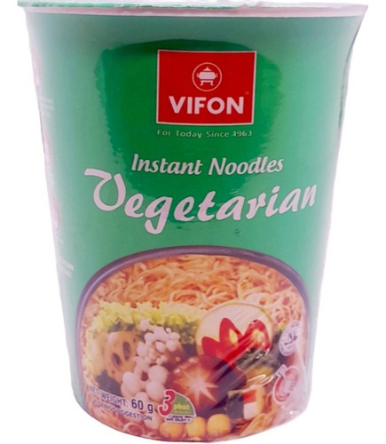 Sopa Instantanea Noodlos Vegetariano 60gr Origen Vietnan