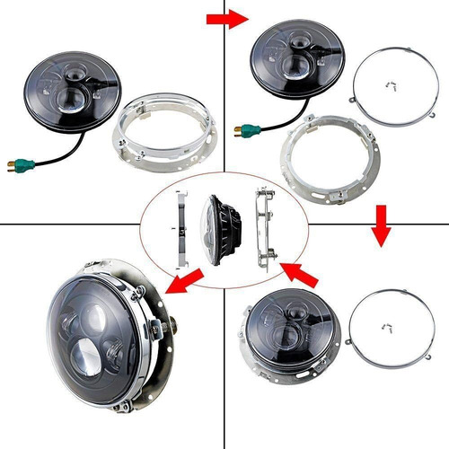 Soporte Para Faros Delanteros Street Glide, Soporte De Monta