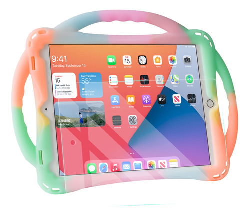 Topesct Funda Infantil Para iPad 10.2  Funda De Silicona A 