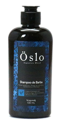 Shampoo De Barba Para Limpeza E Maciez 100ml - Öslo - Viking