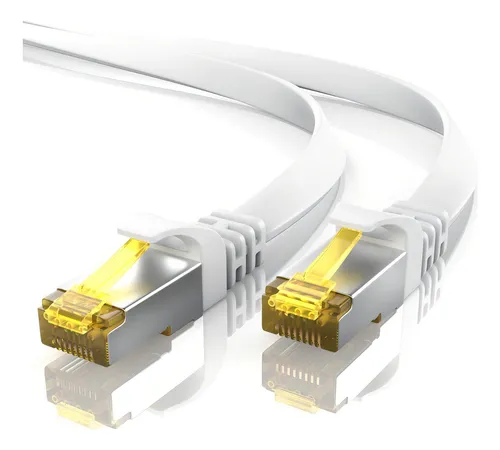 Cable De Red Ethernet Internet 5 Metros Rj45 Cat 7 Plano Una Ganga