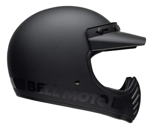 Casco Bell Moto 3 Classic Retro Visera Moto Original Negro Vintage L