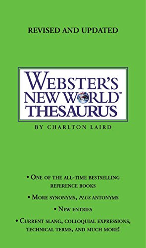 Websters New World Thesaurus, de MERRIAM WEBSTER. Editorial Imp. Simon   Pocket Books en español