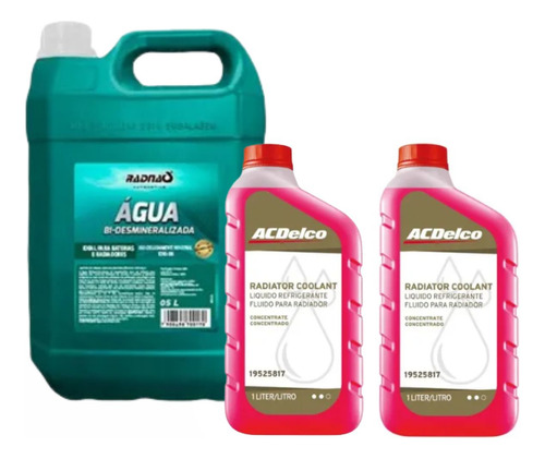 Kit Troca Sistema Arrefecimento Ac Delco Onix Prisma Celta