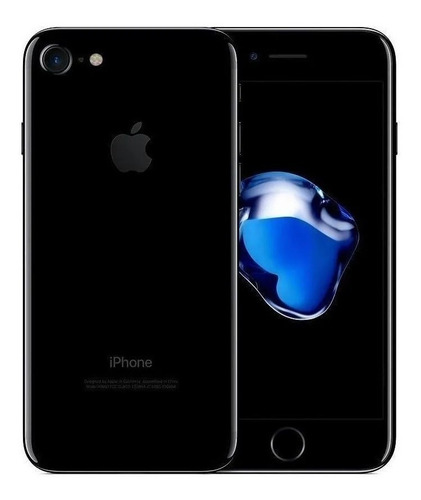 Imagen 1 de 5 de Celular iPhone 7 128gb Jet Black + Funda + Audifonos