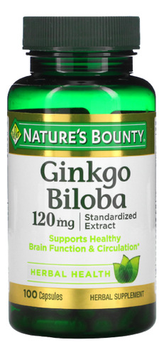 Ginkgo Biloba 120 Mg 100 Capsulas