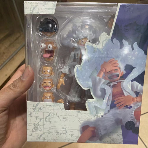 Boneco Luffy Gear 5 One Piece Articulado Com Acessorios