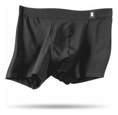 Kit Com 6 Cuecas Boxer Preta Bunker (original)