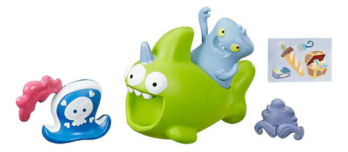 Brinquedo Ugly Dolls Figura E Veiculo Sharwhal E4519