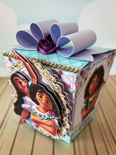 10 Cajita Cuadrada En 3d De Encanto