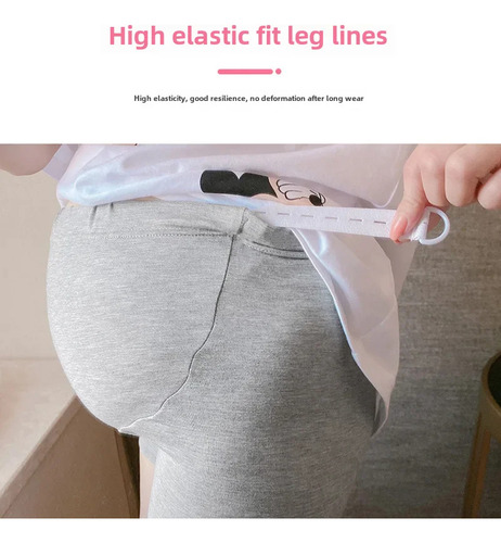 Pantalones Cortos De Seguridad De Cintura Alta Para Maternid