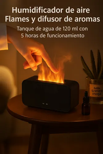 Detalle del efecto llama