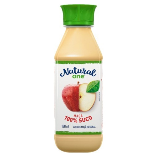 Suco Maçã Kit Com 6 Natural One Ambiente Garrafa 180ml