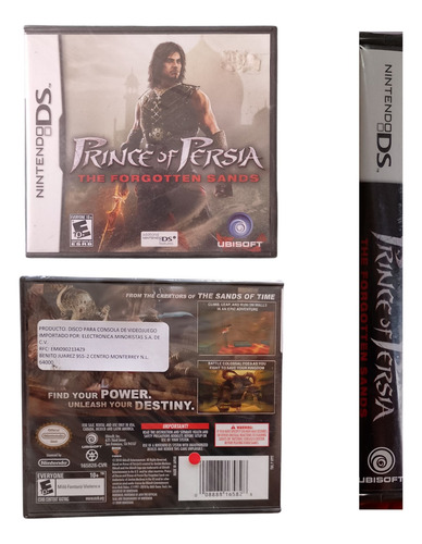 Juego Para Nintendo Ds Prince Of Persia Las Arenas Olvidadas (Reacondicionado)