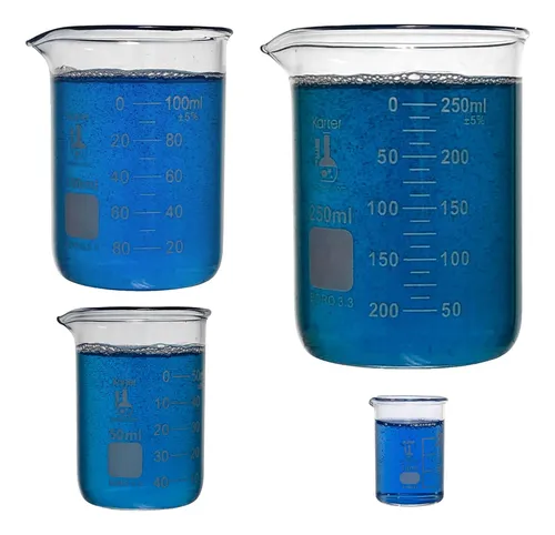 Sf-214t2 Borosilicate Glass Beaker Set, 50/100/250 Ml, ...