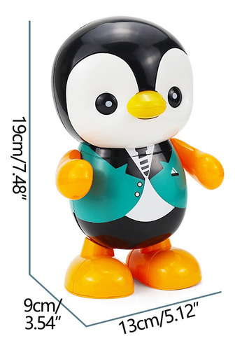 Colorido Muñeco De Pingüino Mecedor Eléctrico A La Moda