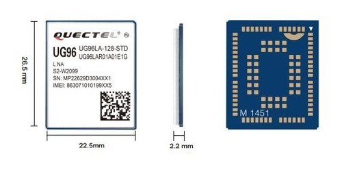 Módulo Ug96 Quectel. 2g 3g Umts/hspa
