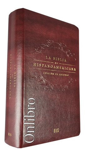La Biblia Hispanoamericana Edición De Estudio Bh Bordo